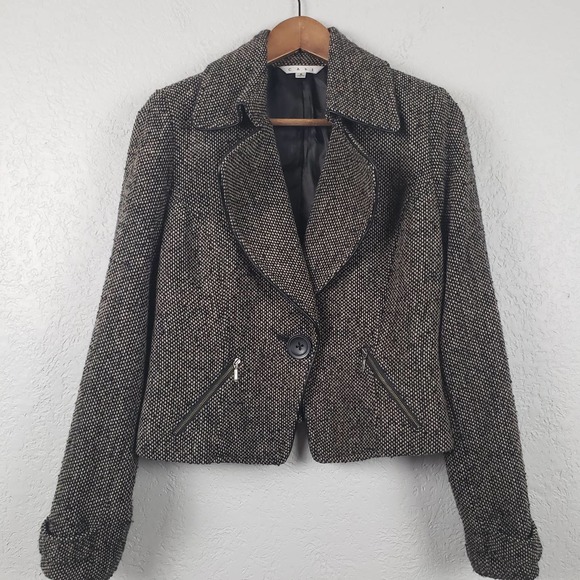 CAbi Single Button Tweed Blazer - 8 - Picture 7 of 7
